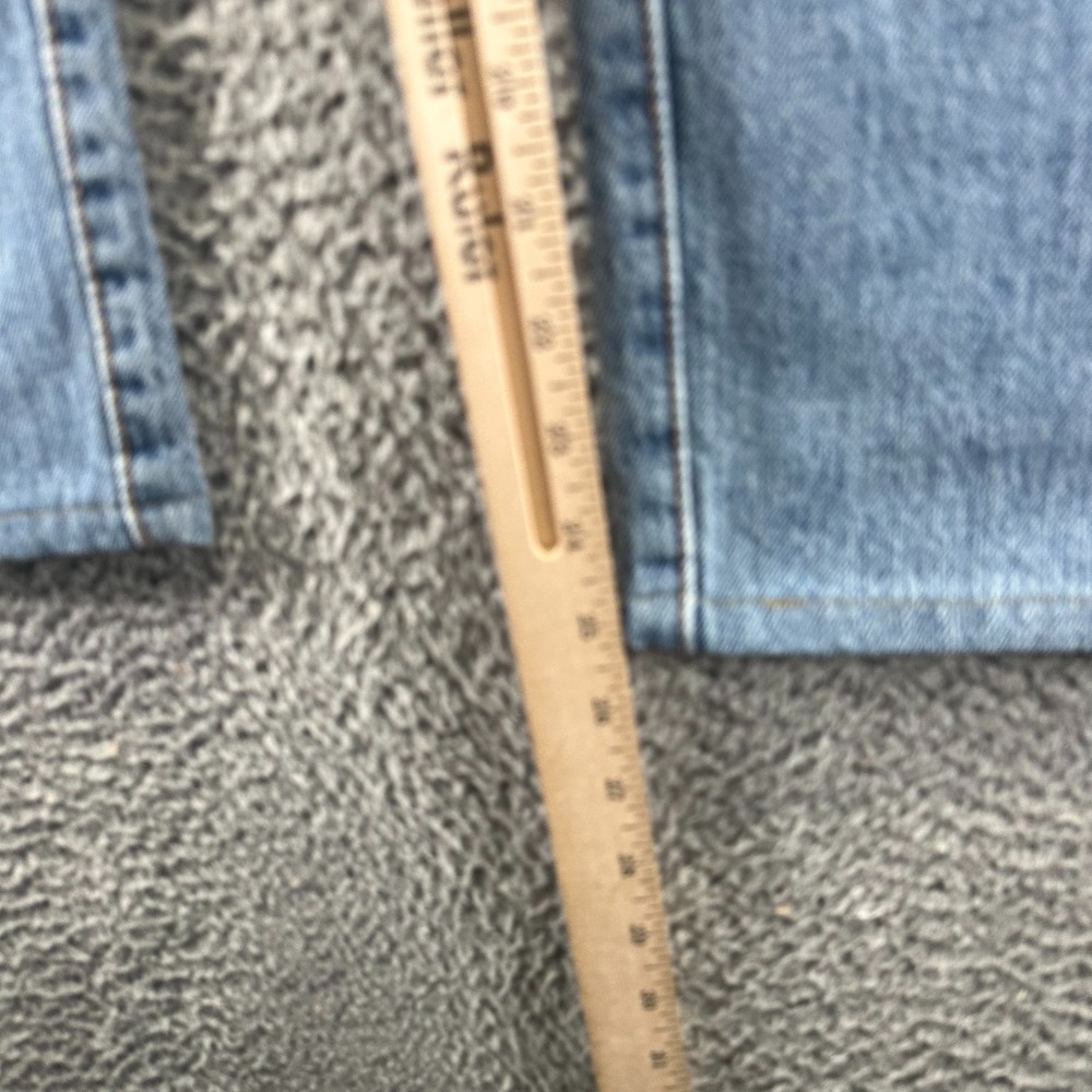 Levi's 501 Jeans Mens 36x29 Blue Cotton Denim Straight Leg Baggy Faded Workwear - Picture 8 of 10